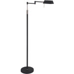 Sienna karl lampadaire int�gr� led noir mat, acier, verre mat
