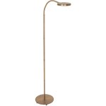 Lampadaire lampe de lecture lampe d'appoint led flexo lampe de salon dimmable bronze