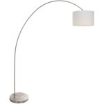 Mexlite - lampadaire - solva - acier - mtal tissu - luminaire