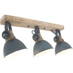 Plafonniers en bois spots mobiles luminaire gris lampe de salon �clairage 2133gr