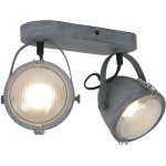 Mexlite - spot - paco - gris - verre m�tal - spot en saillie -