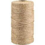 Mezheng - 100m ficelle jute ficelles de jardinage corde naturelles fil de jute corde fine pour jardiage ...