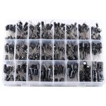 Mezheng - kit de condensateurs, 500pcs condensateur �lectrolytique 24 valeurs micro condensateurs radial ...