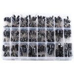 Mezheng - kit de condensateurs, 500pcs condensateur lectrolytique 24 valeurs micro condensateurs radial ...