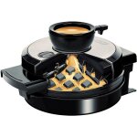 Mpm - mgo - 31m gaufrier 4 gaufres triangulaires, temprature automatique plaques anti - adhsives 700w ...