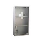 Mh - armoire  pharmacie medicax argent