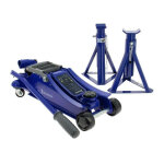 Michelin - cric hydraulique rouleur 9558 - capacit� de levage : 1800 kg - hauteur de levage : 105mm a ...