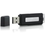 Micro espion - cl� usb - 8gb - enregistrement 140 heures - usb 2. 0 - noir