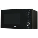 Whirlpool ? micro - ondes � poser 25l 800w noir ? cuisson rapide sans plateau tournant ? design moderne ...
