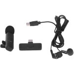 Micro sans fil pour interview avec connecteur type c, micro cravate pour streaming vid�o et enregistrement ...