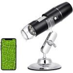 Microscope num�rique, wifi endoscope 50x - 1000x, support en m�tal, compatible avec smartphones ou tablettes ...