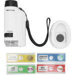 Microscope de poche 60x - 120x avec �clairage led et poign�e ronde, petit et portable