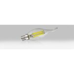Ampoule  led cob vision - el e14 - 4w - 6000k - coup de vent - filament - claire - boite