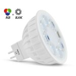 Vision - el - ampoule led gu5. 3 4w rgbww (cct) miidex lighting dimmable