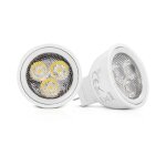 Ampoule led spot mr11 (culot g4) 3w miidex lighting� blanc - neutre - 4000k
