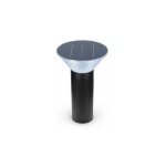 Borne solaire led - sunny coupole - 4w miidex lighting hauteur 38cm - blanc - neutre - 4000k