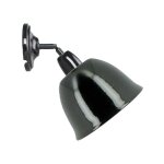 Millumine - applique c�ramique et metal �maill� noir sadia