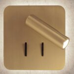 Millumine - applique led t�te de lit dor�e cayman ii