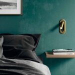 Applique t�te de lit tactile encastrable laiton mat port usb c mila