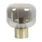 Millumine - lampe � poser arturan dor� verre fum�