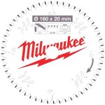Csb p 160 x 20 x 2. 2 x 52t circular saw blade - milwaukee Csb p 160 x 20 x 2. 2 x 52t circular saw blade - milwaukee