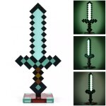 Minecr diamond sword veilleuse led usb de 14 pouces - lampe de chevet d�corative, amusante, s�re et g�niale ...