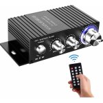 Mini - amplificateur st�r�o bluetooth sans fil - r�cepteur audio 100 w double canal avec ports usb et ...