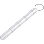 Mini bo�te � pilules portable avec cha�ne cl�, �tui � m�dicaments imperm�able (lot de 5)