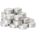 Mini bougies blanches bougies chauffe - plat 100 pièces en cire naturelle durée 3, 5 heures Mini bougies blanches bougies chauffe - plat 100 pièces en cire naturelle durée 3, 5 heures