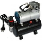 Mini compresseur portable pour arographe aeropen 1 / 5hp rservoir 3 lt.