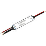 Efectoled - mini contr�leur ruban led monochrome 12 / 24v dc compatible avec t�l�commande rf et bouton ...