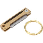 Mini couteau multifonction pliant avec porte - cl�s - outil de poche pour randonn�e camping et ouverture ...