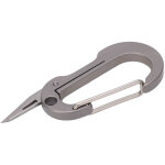 Mini couteau porte - cl�s en alliage de titane multifonction, ouvre - bo�te compact et l�g�