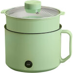 Mini cuiseur �lectrique multifonction pour �tudiant - marmite � nouilles rapide, panier vapeur inclus, ...