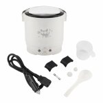 Mini cuiseur � riz, cuiseur � vapeur �lectrique 12v 100w 1l, cuiseur � vapeur de voyage portable petit, ...