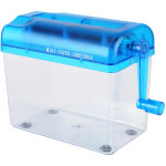 Mini d�chiqueteuse � papier manuel portable a6 pour bureau maison �cole (bleu)