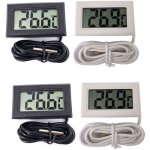Mini digital lcd thermom�tre temp�rature avec sonde de temp�rature capteur testeur , guazhuni (2x noir ...