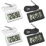 Mini digital lcd thermom�tre temp�rature avec sonde de temp�rature capteur testeur pour r�frig�rateur ...