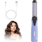 Mini fer � boucler de voyage pour femme, mini fer � boucler sans fil pour cheveux courts, fer � boucler ...