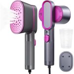 Mini fer � vapeur, fer de voyage portable, temps de chauffe de 9 secondes, vapeur horizontale et verticale, ...