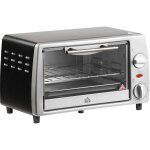 Homcom - mini four électrique 750w 10l - grille, plateau - température réglable 100 - 230°c, timer - ... Homcom - mini four électrique 750w 10l - grille, plateau - température réglable 100 - 230°c, timer - ...