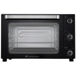 Mini - four �lectrique - chaleur tournante - continental edison - cemf60b3 - noir - l60 x h39 x p 48 ...