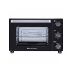 Continental edison - mini four electrique cemf35b4 - 35l noir - 1500w - rotissoire, convection naturelle ...