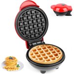 Mini gaufrier, gaufrier et cr�pi�re gaufre simple bulle chauffante double face classique