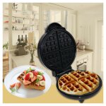Mini gaufrier machine petit gaufrier classique appareil id�e cadeau p�tisserie cuisine p�ques ou no�l ...