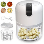 Vurahome - mini hachoir � ail �lectrique hachoir � aliments sans fil avec chargement usb hachoir de robot ...