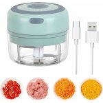 Mini hachoir electrique, 100ml hachoir a viande sans fil puissant, 3. 7v mixeur portable mini blenders ...