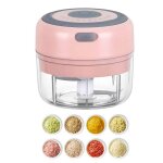 Mini hachoir �lectrique � ail en poudre, hachoir � l�gumes et oignons usb de 100 ml