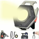 Mini lampe de poche led rechargeable avec d�capsuleur et base magn�tique 500 mah super lumineuse portable ...