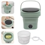 Mini - lave - linge 6 litres lave - linge portable de voyage lave - linge de camping avec poign�e seau ...